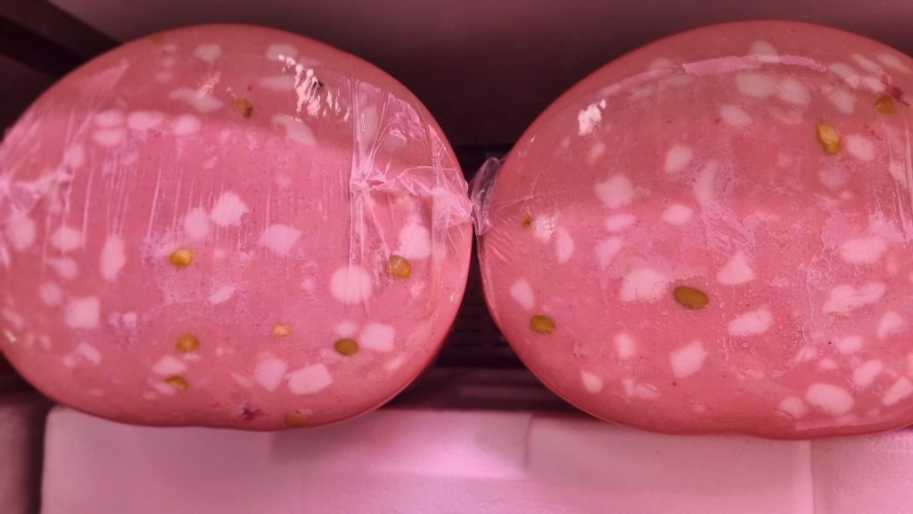 MORTADELLA CON PISTACCHIO TRANCIO DA 500g