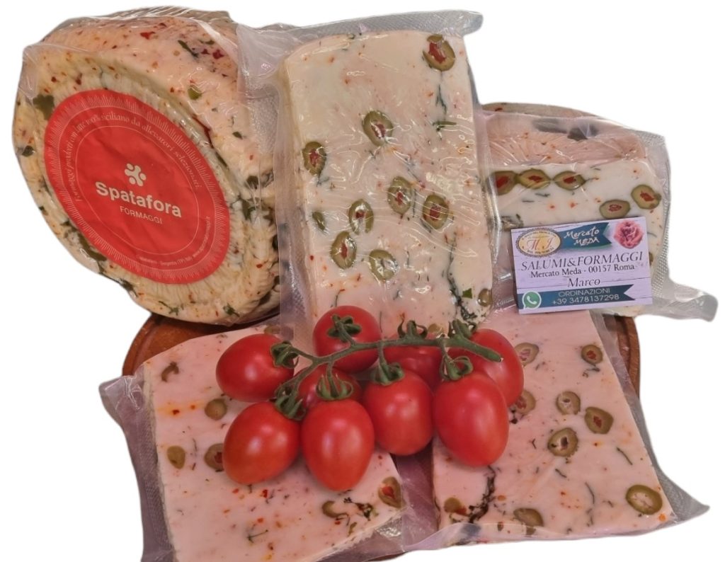 Formaggio fantasia siciliano in spicchi