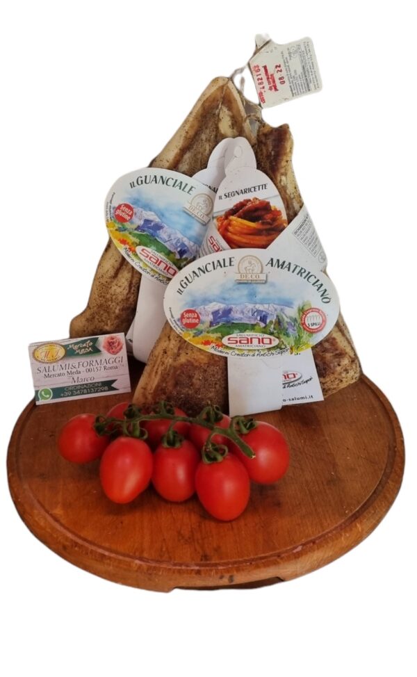 Guanciale amatriciano intero circa 1/1,2 kg