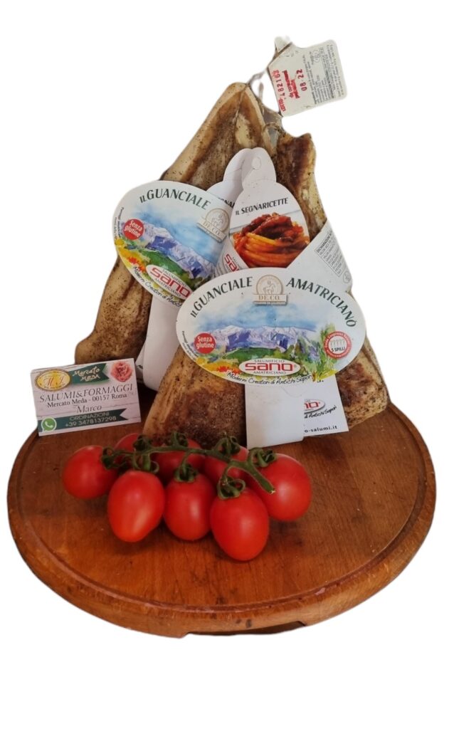 Guanciale amatriciano intero circa 1/1,2 kg