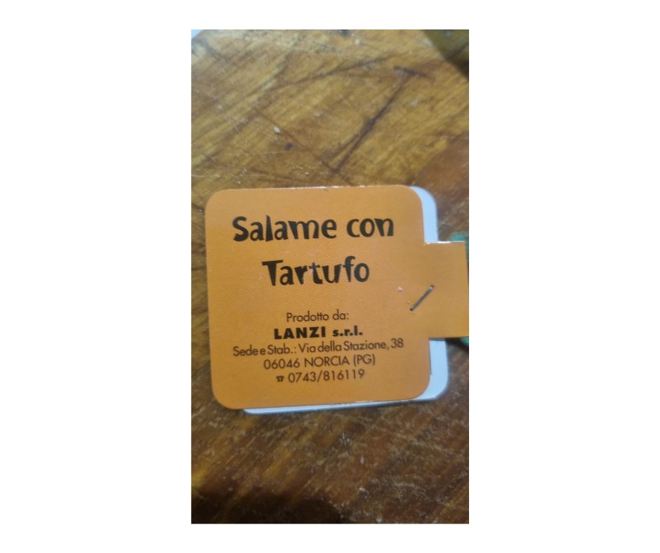 SALAME DI NORCIA AL TARTUFO CIRCA 400g - immagine 3