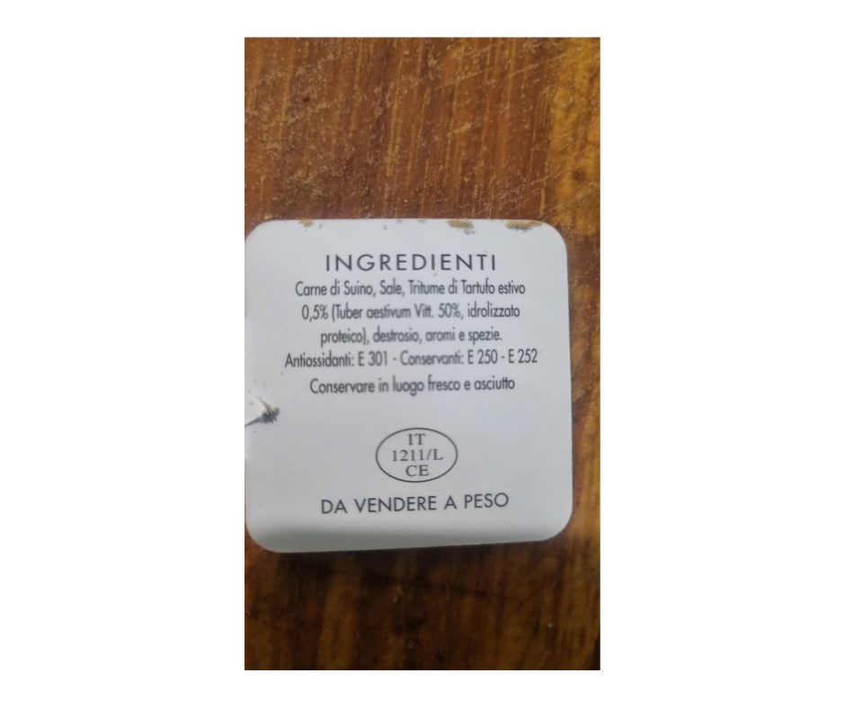 SALAME DI NORCIA AL TARTUFO CIRCA 400g - immagine 5